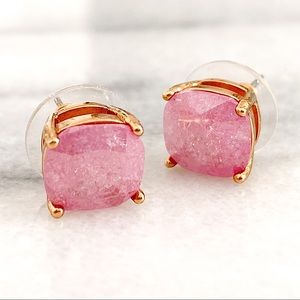 Kate Spade Square Semiprecious Stone Stud Earrings